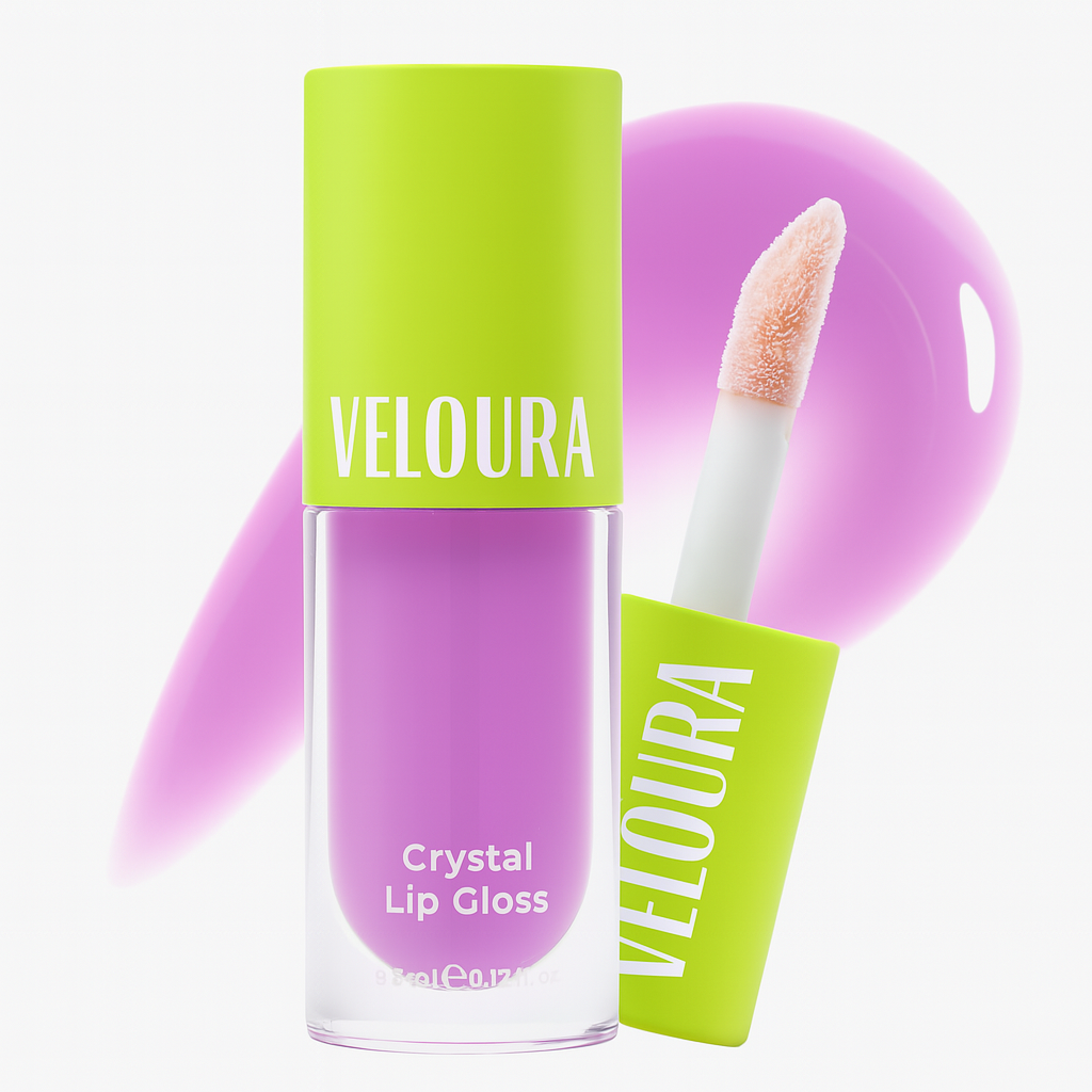 Dazzle Glow Crystal Clear Lip Gloss - Hydrating & Non-Sticky High-Gloss Formula in Color 404 You Can
