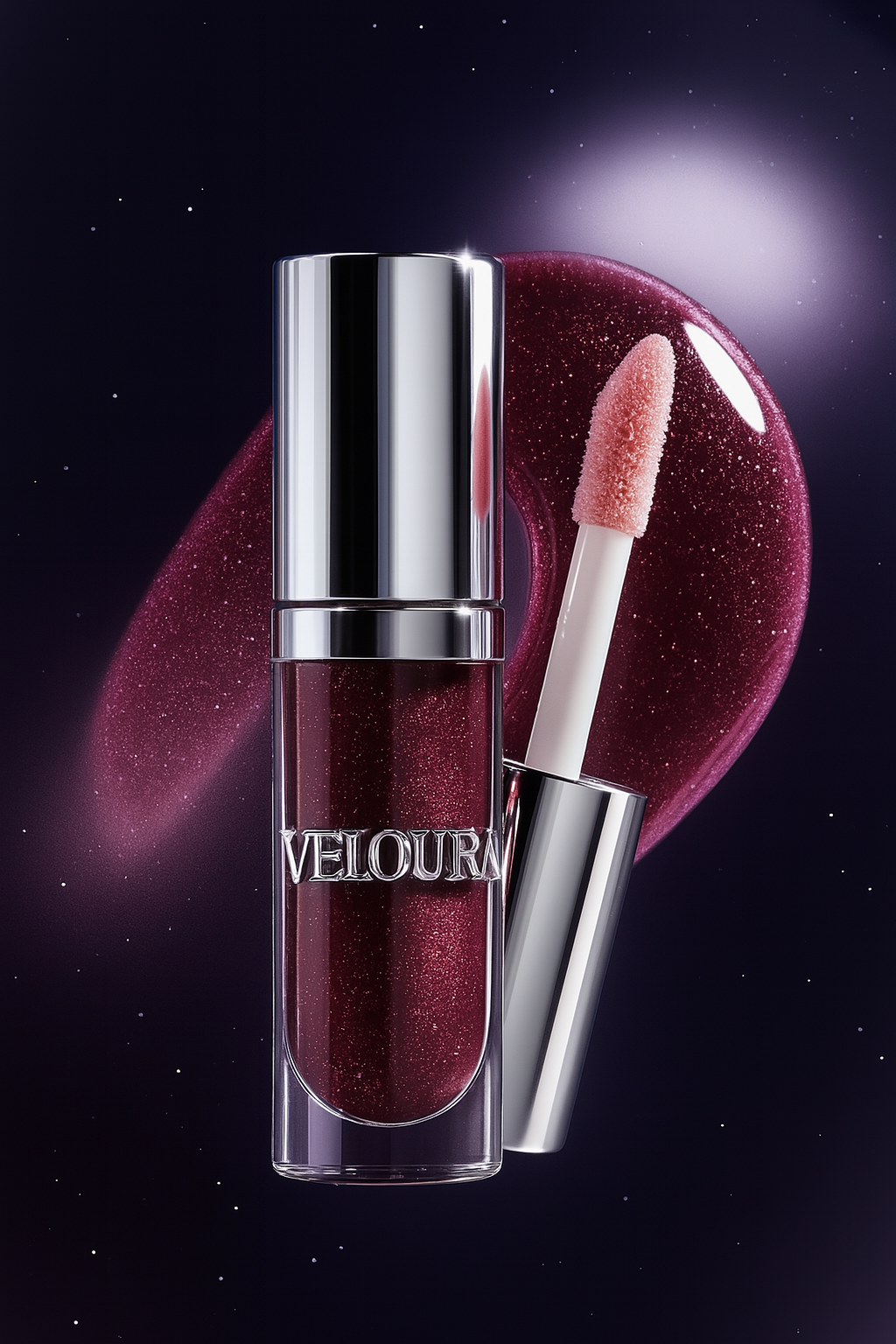 Dazzle Glow Crystal Clear Lip Gloss - Hydrating & Non-Sticky High-Gloss Formula in 8 Colors